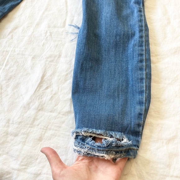 CELLO light wash mid rise distressed denim jeans - Picture 10 of 15